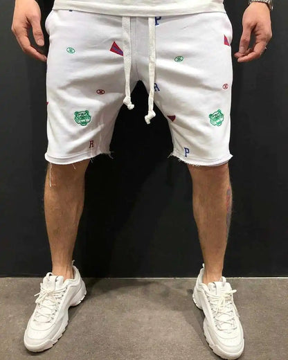 Men's Summer High Street Loose Breathable Gym Shorts