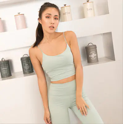 Strappy Backless Workout Tank