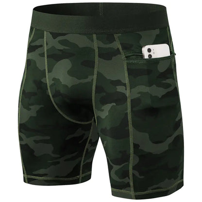 Men's Active Shorts with Secure Zip Pockets