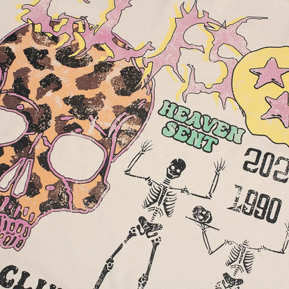 Leopard Skull Fashion Tee T955
