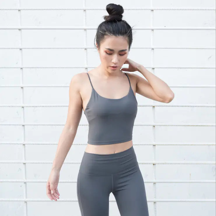 Strappy Backless Workout Tank