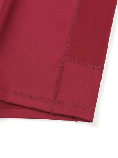 Ladies' Contrast Mesh Sports Shorts