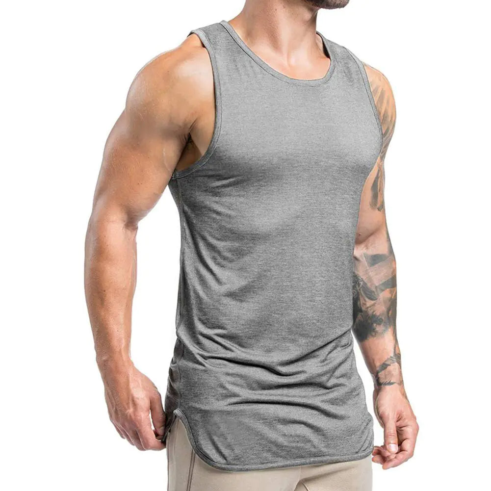 MagiftBox Casual Style Workout Tanks - Black/Khaki