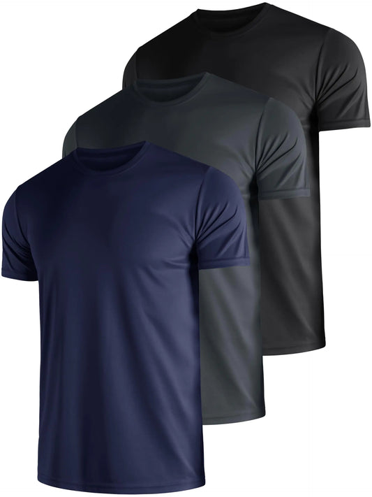 Quazia Trio Men's Active Dry-Fit Tees