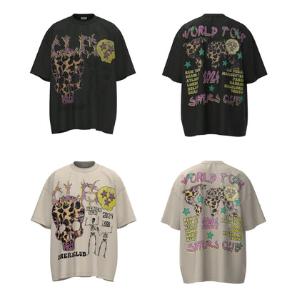 Leopard Skull Fashion Tee T955