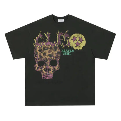 Leopard Skull Fashion Tee T955