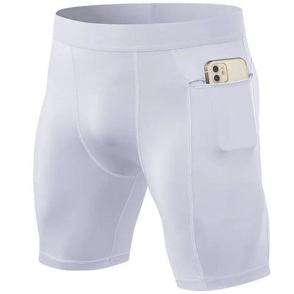 Men's Active Shorts with Secure Zip Pockets
