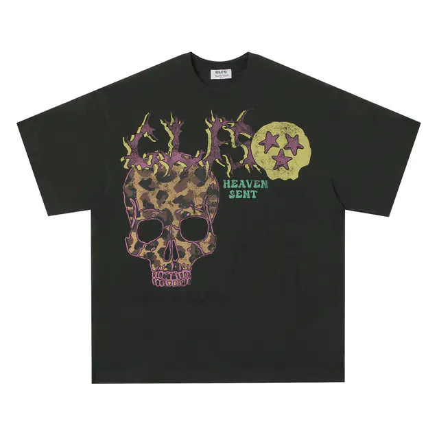 Leopard Skull Fashion Tee T955