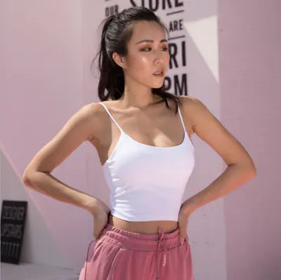 Strappy Backless Workout Tank